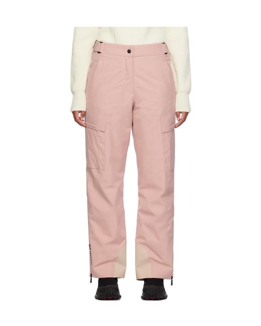 Moncler Pink Grenoble Padded Gore-Tex Ski Pants