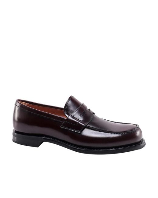 Church's Brown Gateshead Round Toe Loafers for men