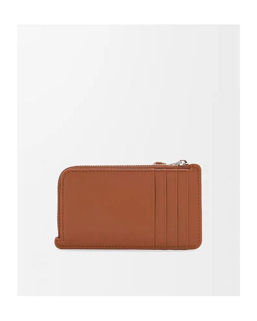 Loewe Blue Nappa Leather Coin Card Holder