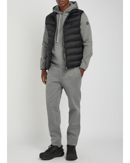 Moncler Black Lightweight Down Vest for men