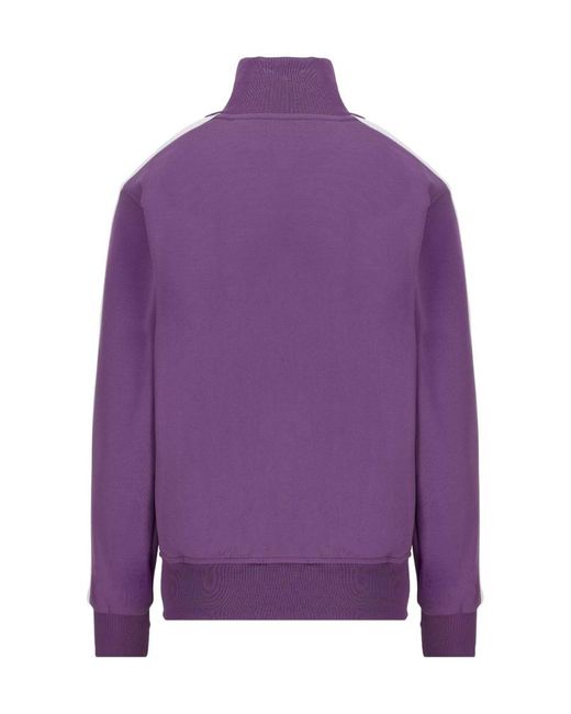 Palm Angels Purple Logo-Print Track Jacket