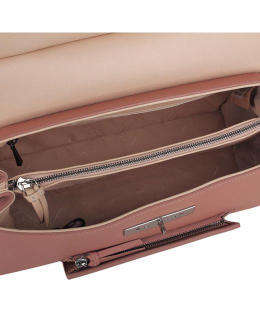 Longchamp Pink Logo Handbag