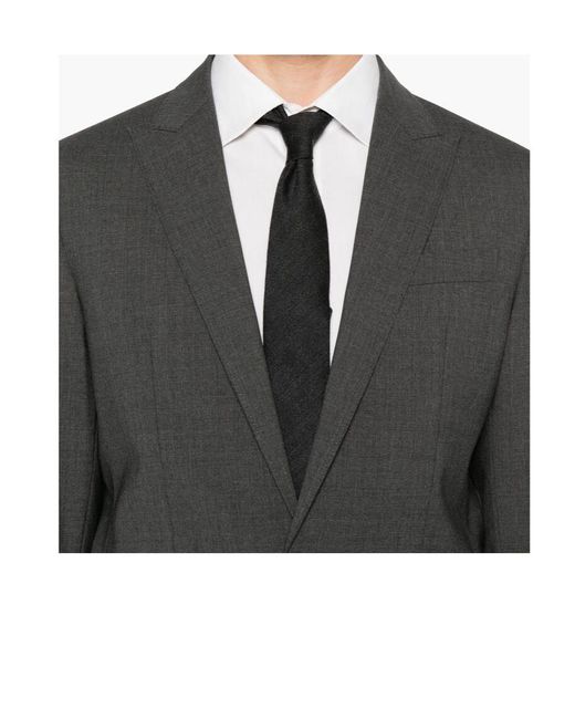 DSquared² Black Single-Breasted Suit for men