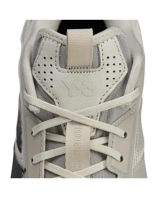 Y-3 Gray Performance Running Sneaker for men