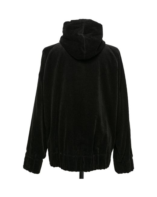 Sacai Black Zip-Up Corduroy Jacket for men