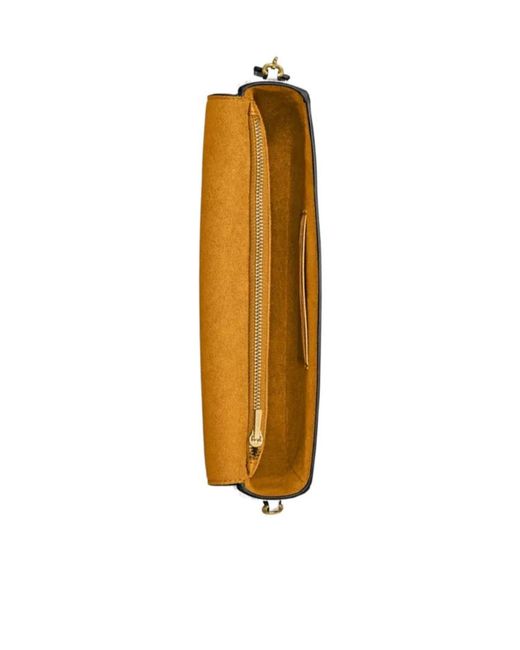 COACH White Brook Flap Chain Bag
