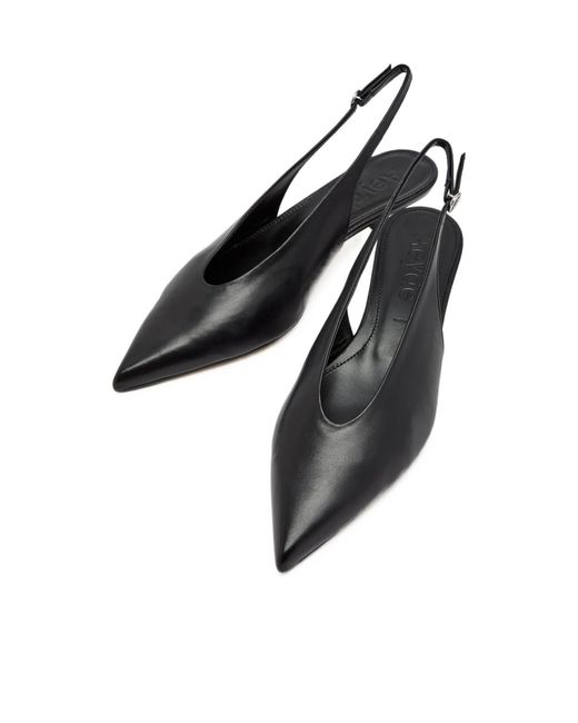 Aeyde Black Slingback Pumps
