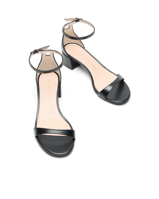 Stuart Weitzman Metallic Nudist Block