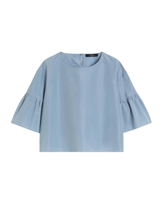 Weekend by Maxmara Blue Short Shirt