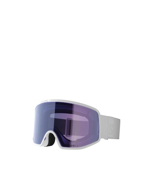 Salomon Lab Purple Sentry Pro Sigma Logo-Detail Goggles for men
