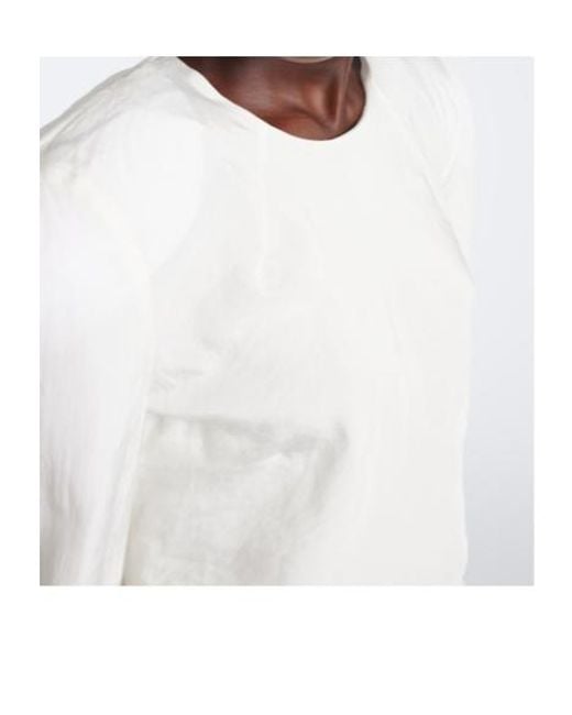 Magda Butrym White Draped Top