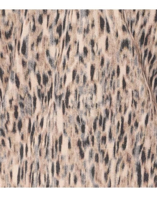 Liu Jo Brown V-Neck Knit Top