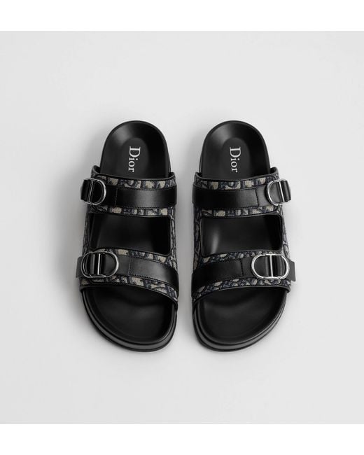 Dior Black Aqua Sandal for men