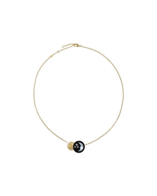 Dior Metallic Rose Céleste Necklace