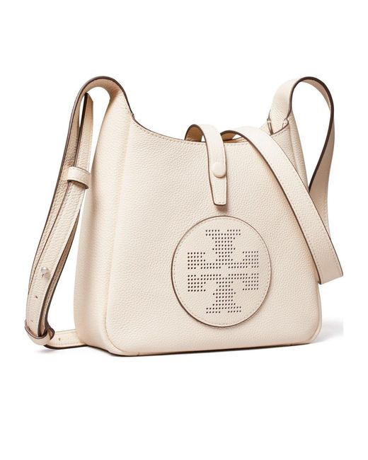 Tory Burch Natural Solid Color Crossbody Bag
