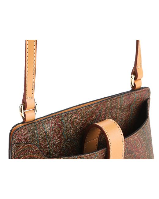 Etro White Logo Shoulder Bag
