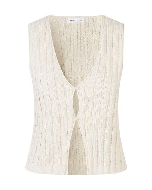 Samsøe & Samsøe White Salou Vest