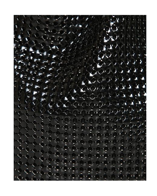 Rabanne Black Pixel Tote Bag