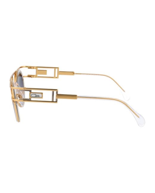 Cazal White Logo Sunglasses for men