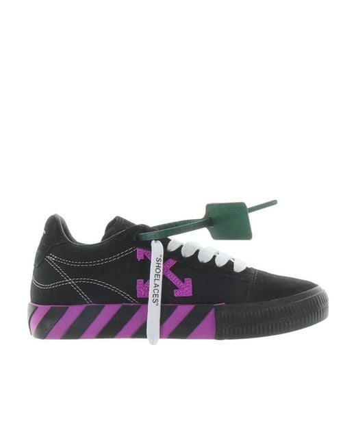 Off-White c/o Virgil Abloh Green Vulcanized Low-Top Sneakers