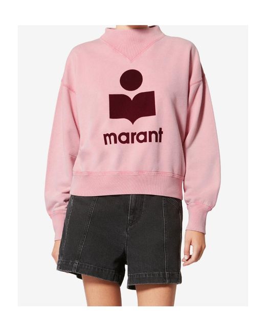 Isabel Marant Pink Isabel Marant Étoile Moby Crewneck Sweatshirt