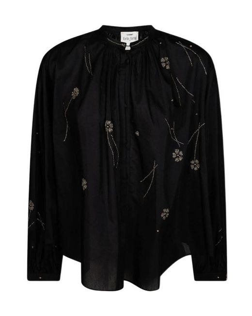 Forte_forte Black Long-Sleeved Shirt