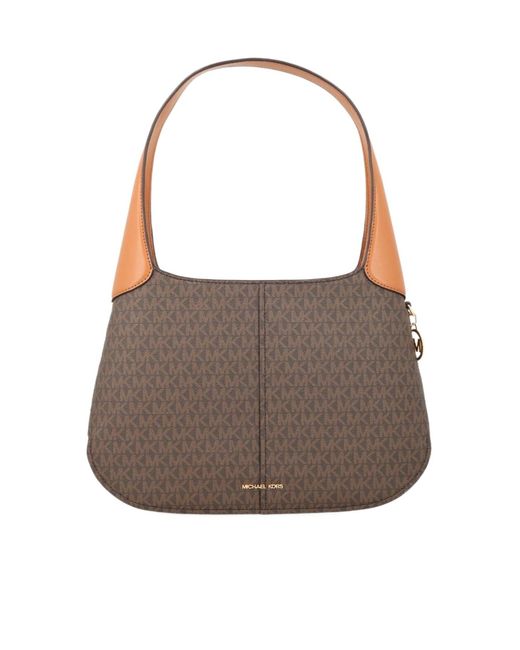 MICHAEL Michael Kors Brown Alice Monogram Shoulder Bag