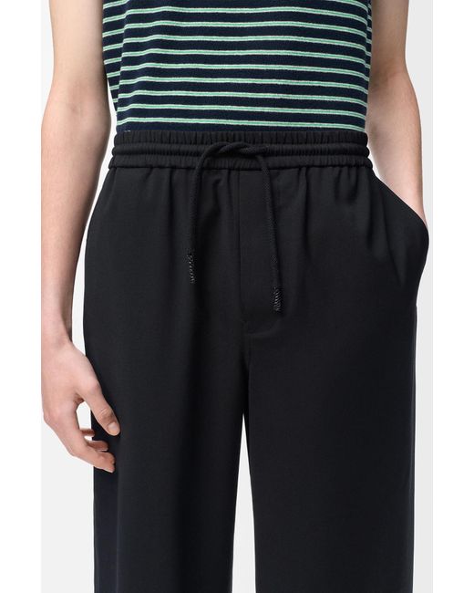 Loewe Black Tailored Drawstring Pants for men