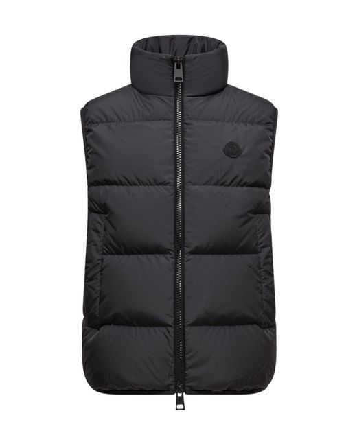 Moncler Black Gabas Down Vest for men