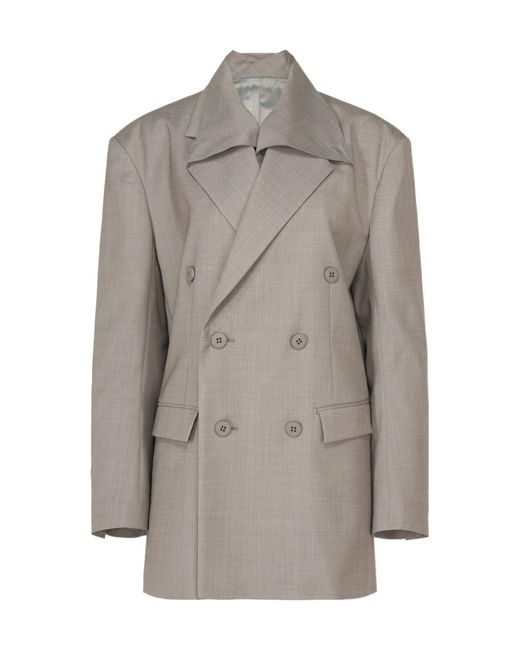 Issey Miyake Gray Honest Ensemble Jacket