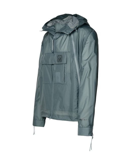 C P Company Blue 'pertex' Nylon Jacket for men
