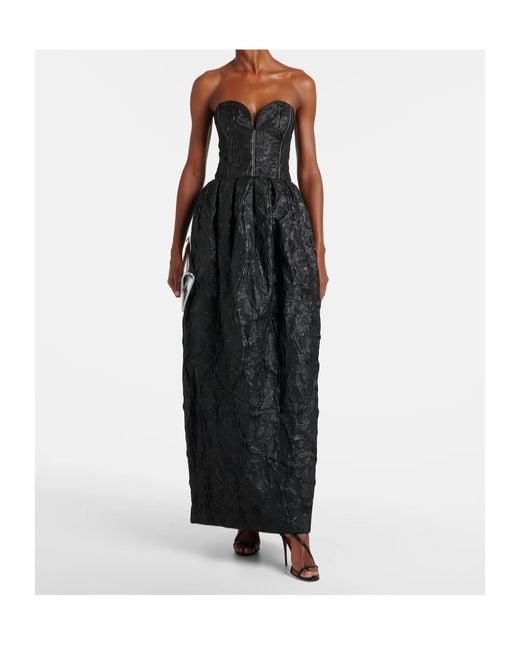 Jonathan Simkhai Black Tube Top Dress