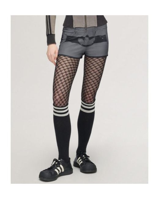 Adidas Originals Gray X Avavav Trefoil Shorts