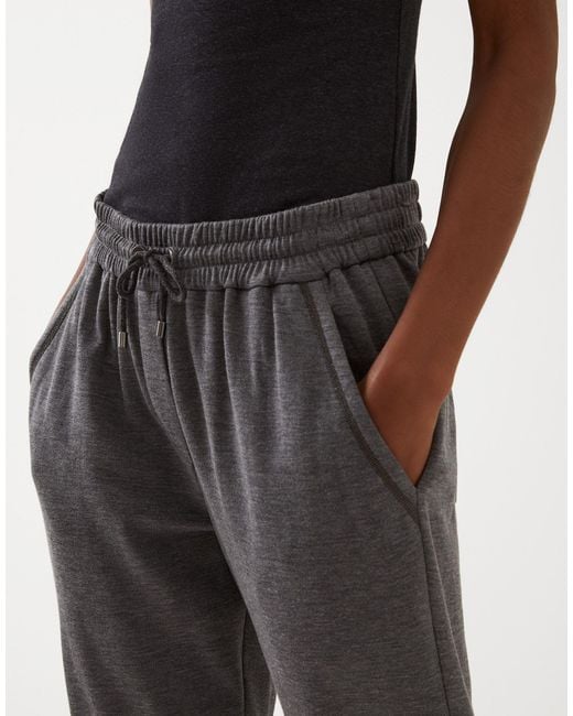 Brunello Cucinelli Gray Drawstring Tapered Sweatpants