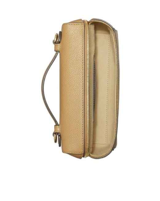 Tory Burch Metallic Romy Slim Top Handle Bag