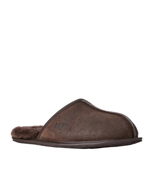 Ugg Brown Round Toe Slippers for men