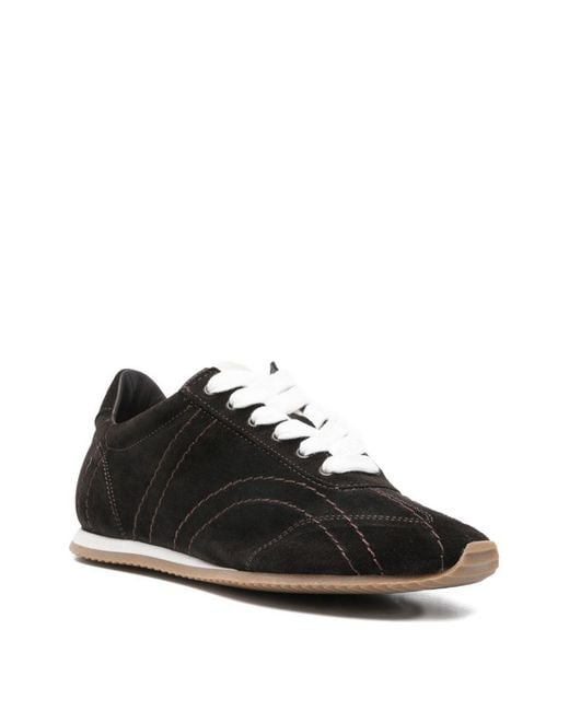 Totême  Black Totême Flex Low-Top Sneakers