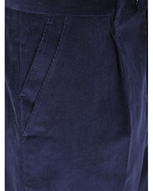 Paul Smith Blue Belt Loop Casual Pants for men
