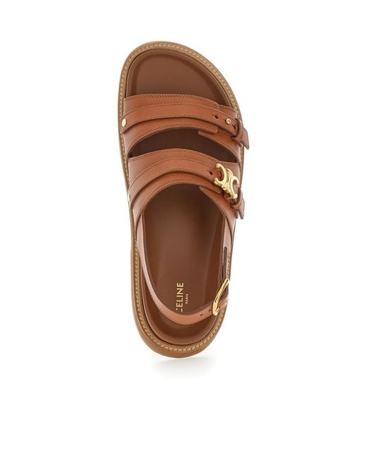 Céline Brown Tippi Triomphe Sandal