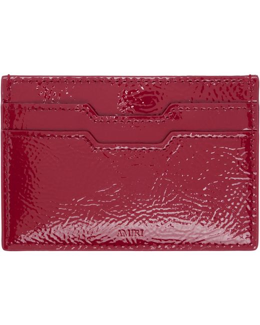 Amiri Red Ma Card Bag for men