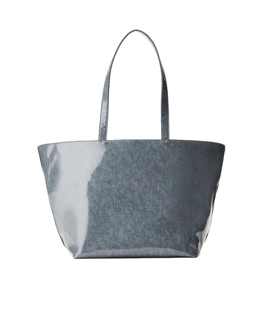 Alexander Wang Blue Logo Tote Bag