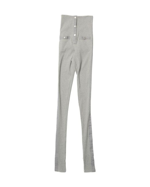The Attico Gray The High Waist Leggings