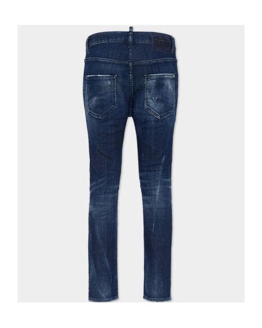 DSquared² Blue Dark Milky Way Wash Cool Girl Jeans
