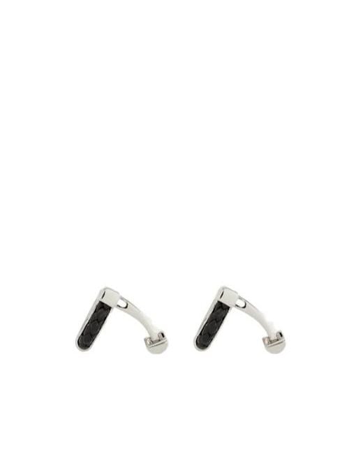 Ferragamo Metallic Gancini Cufflinks for men