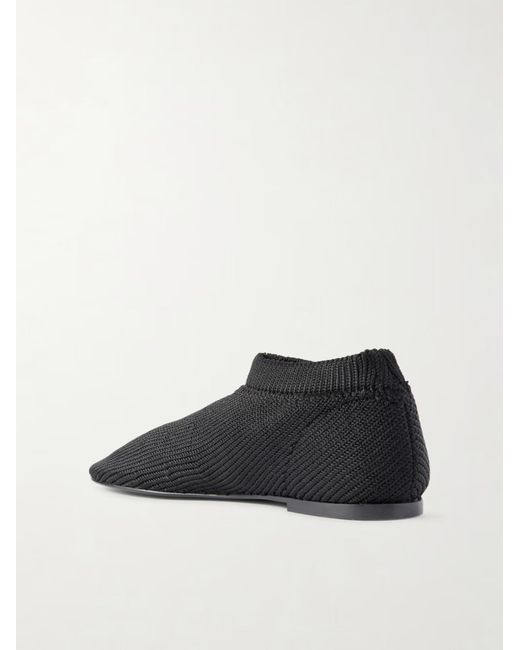 Proenza Schouler Black Knitted Flats