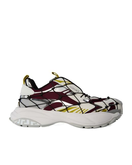 Versace Multicolor Net Sneakers for men