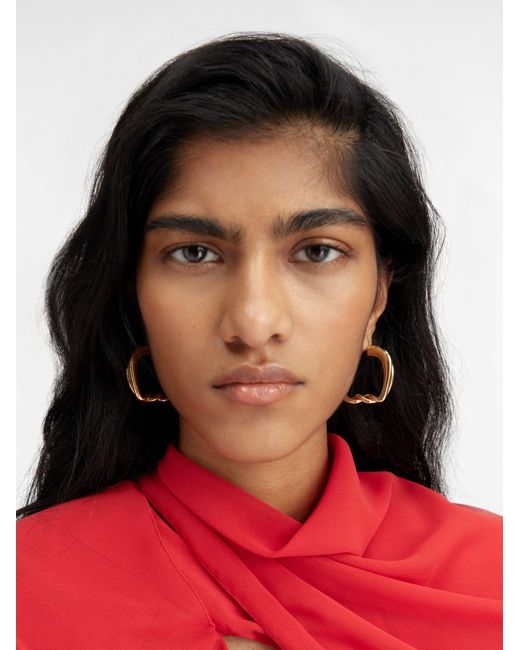 Jacquemus Metallic Nodi Earrings
