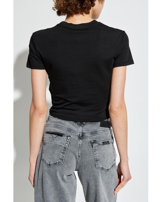 Versace Jeans Black Short-Sleeved T-Shirt
