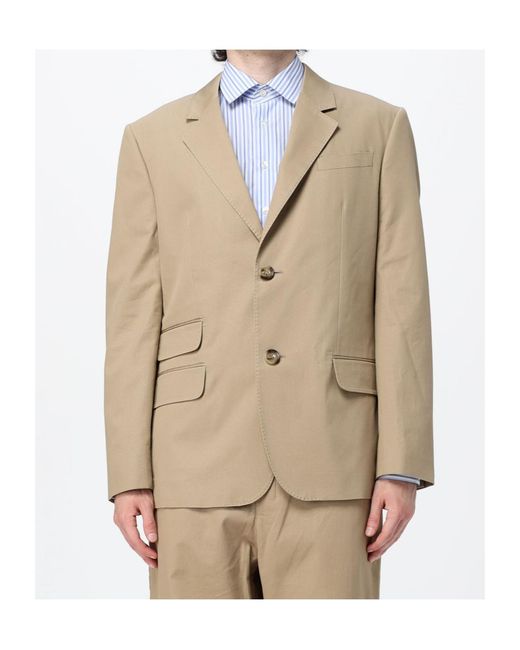 AMI Natural Flap-Pocket Blazer for men