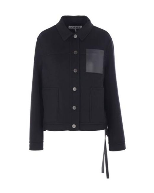 Loewe Blue Button-Fastening Multi-Pocket Jacket